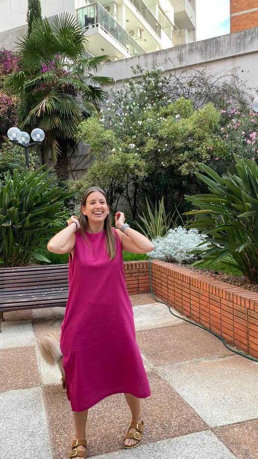 Vestido ÓNIX - Magenta