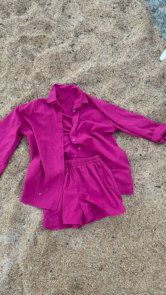 PRE-VENTA - Short TOBA - FUCSIA